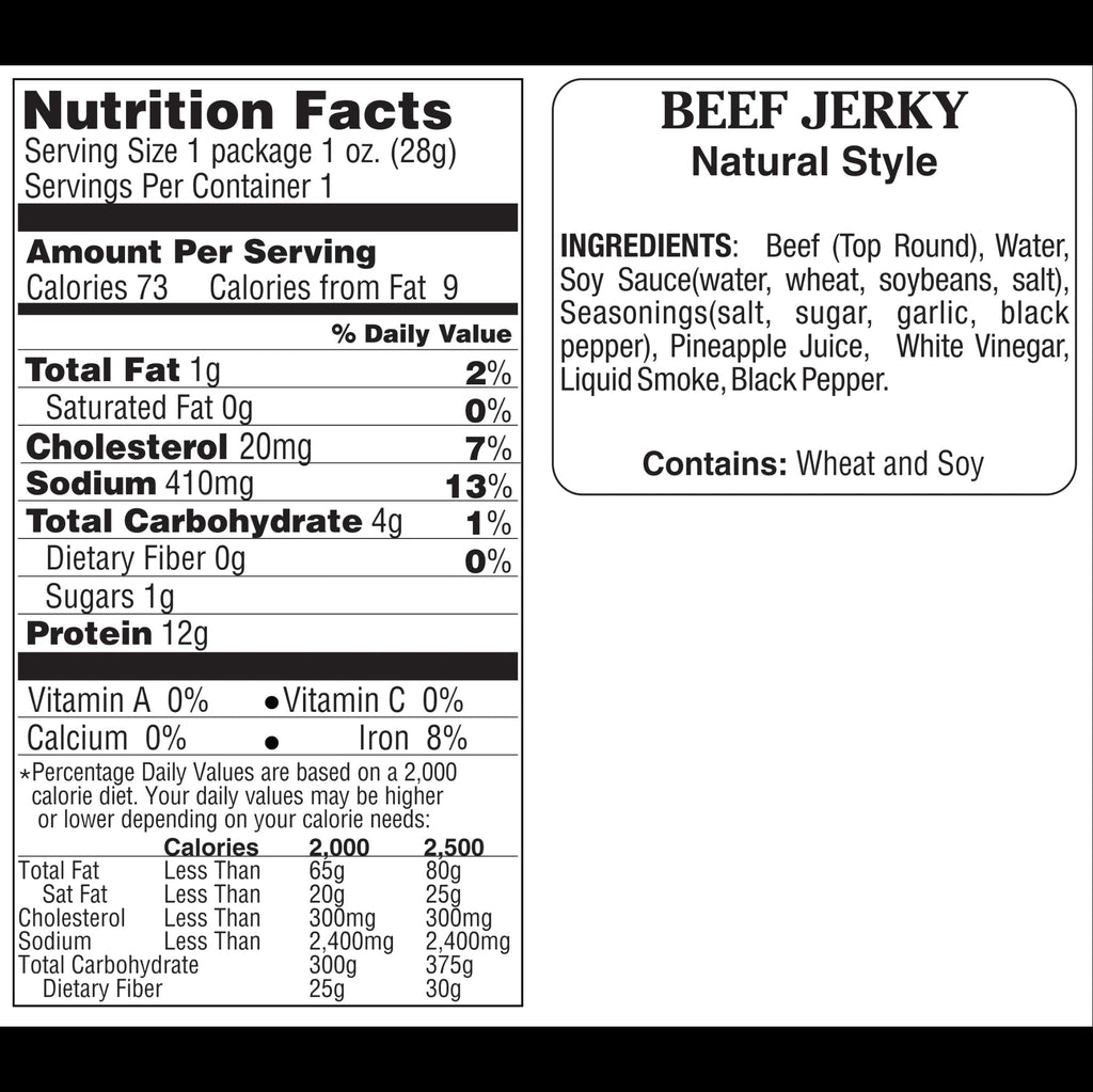 Beef Jerky Variety Pack - Small