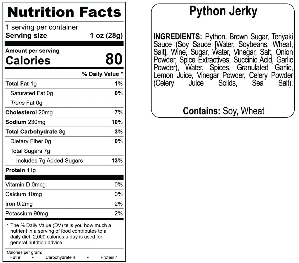 Python jerky