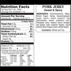 Sweet & Spicy Pork Jerky