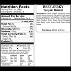 Teriyaki Beef Brisket Jerky