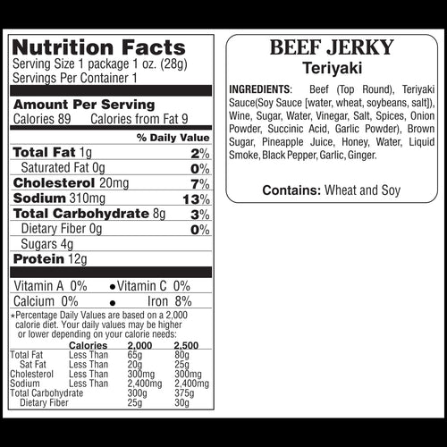 Teriyaki Beef Jerky