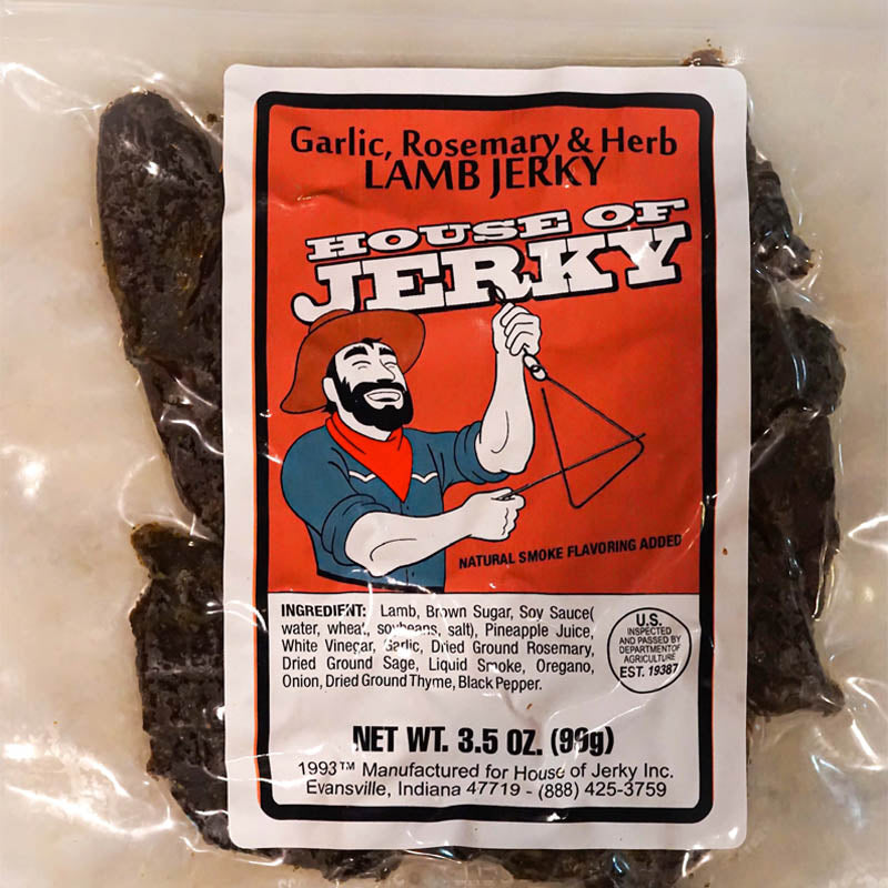 Garlic, Rosemary & Herb Lamb Jerky