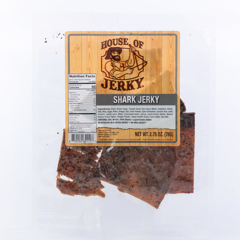 bag of shark jerky