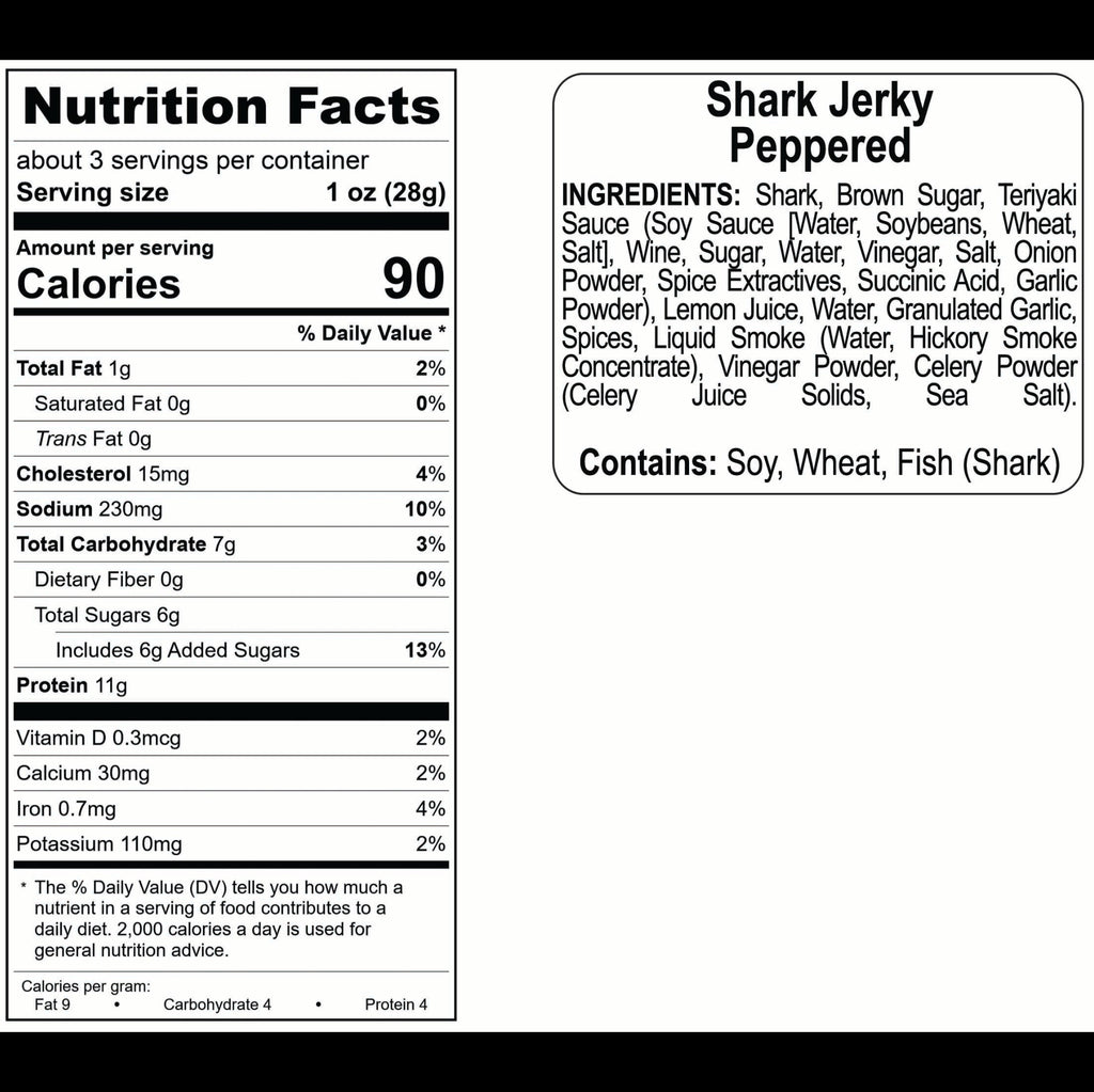 Peppered Shark Jerky