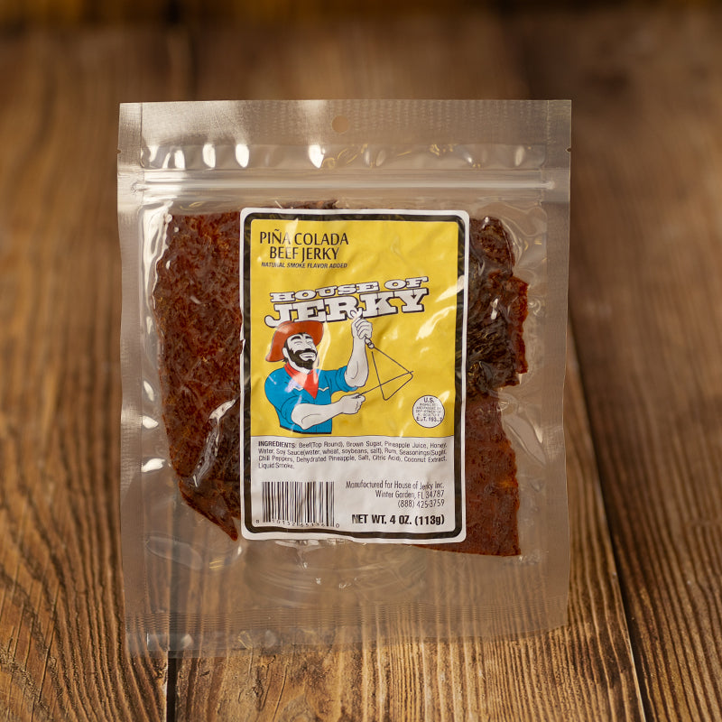 4oz bag of pina colada beef jerky