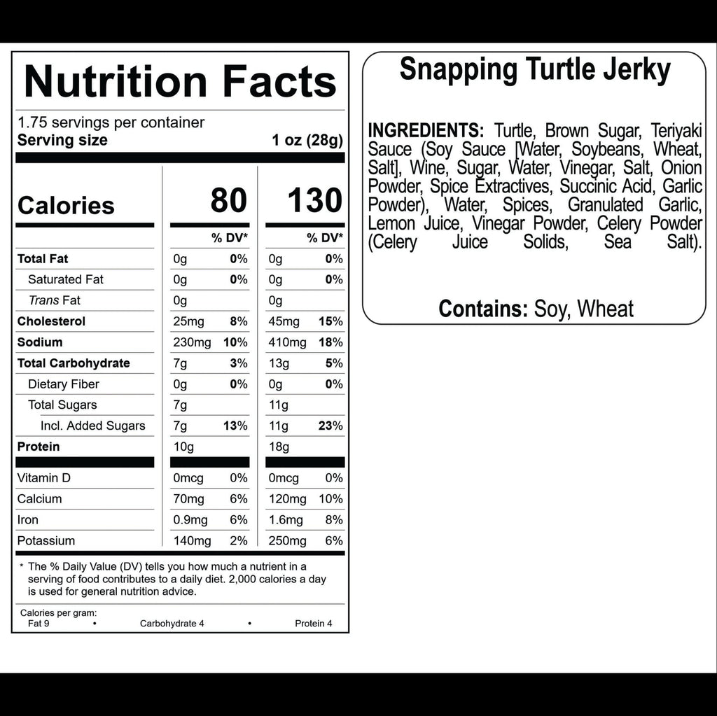 Snapping Turtle Jerky