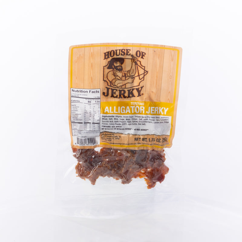 Teriyaki Alligator Jerky