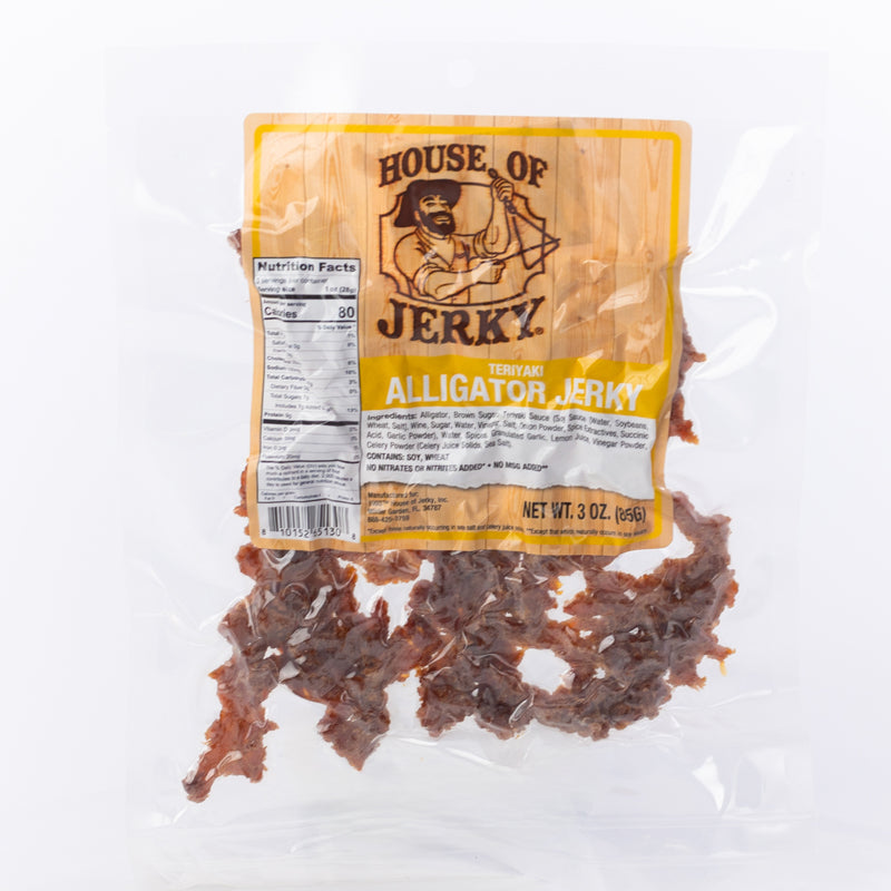 Teriyaki Alligator Jerky