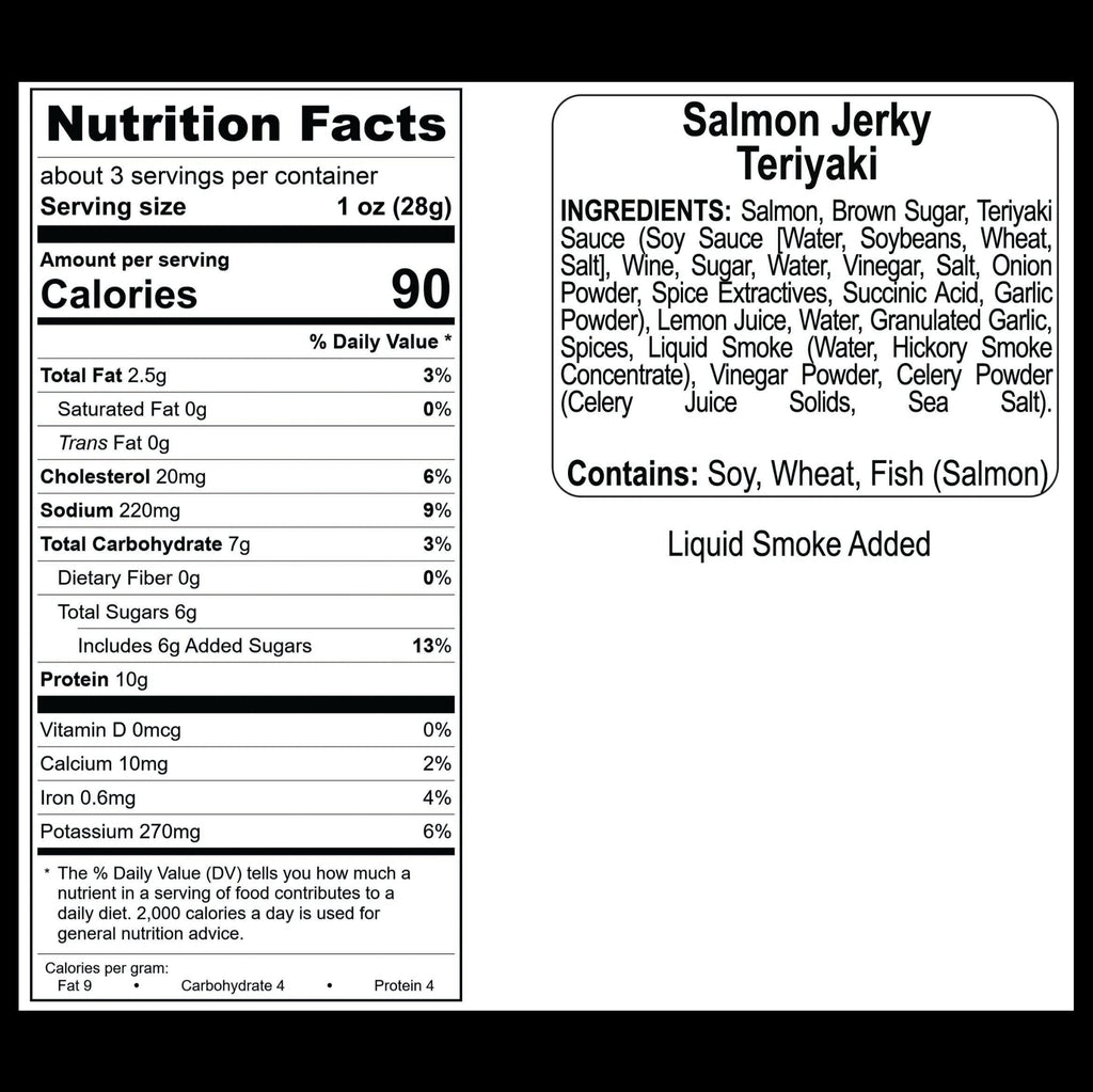 Teriyaki Salmon Jerky