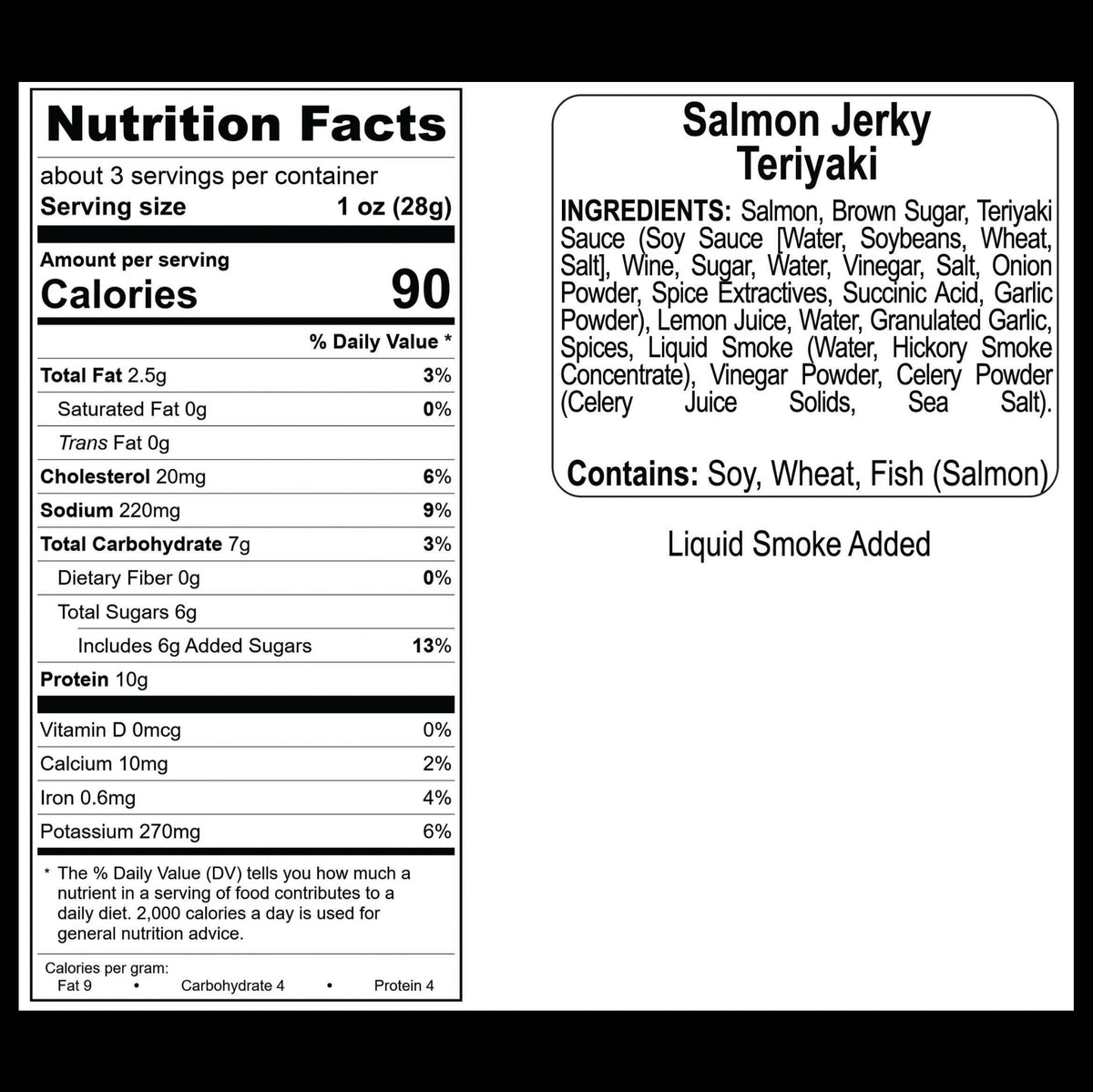 Teriyaki Salmon Jerky