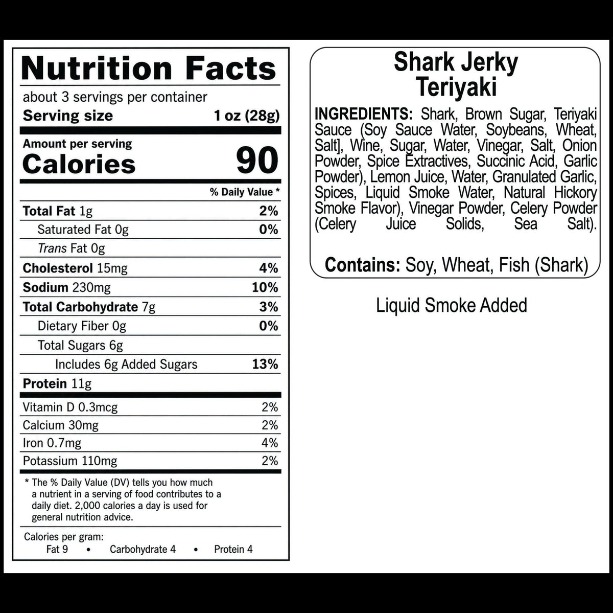 Teriyaki Shark Jerky