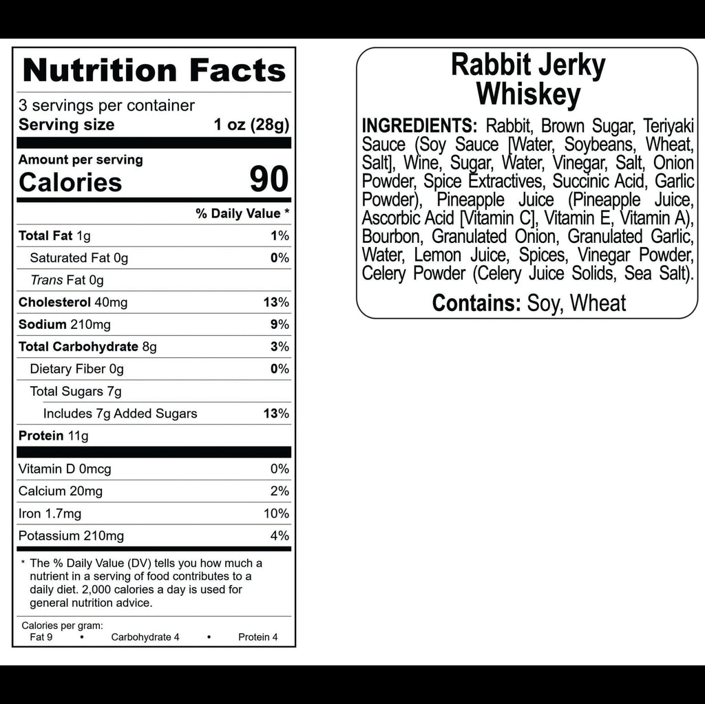 Whiskey Rabbit Jerky